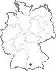 Karte Landsberg am Lech